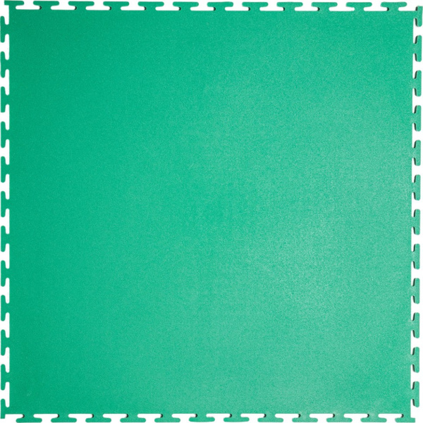 Плитка ПВХ Standart Flat, 5 мм, 500*500, зелёный