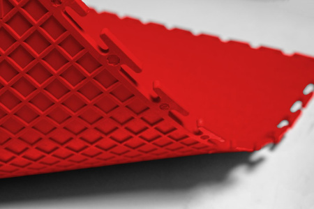 Плитка ПВХ Standart Terra, 500*500, красный – фото