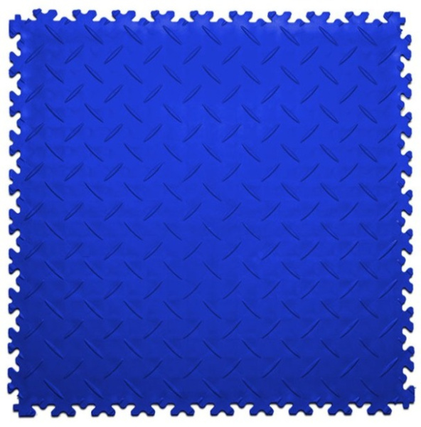 Плитка ПВХ Standart Diamond, 7 мм, 500*500, синий