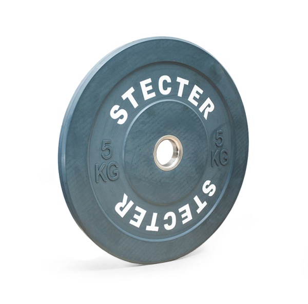 Диск тренировочный STECTER, 5 кг, серый – фото