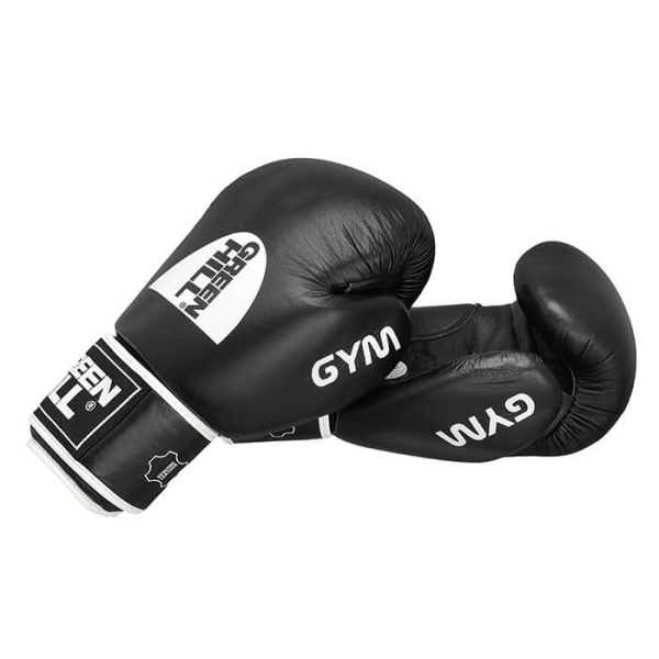 Боксерские перчатки Green Hill GYM, тренировочные, чёрный – фото