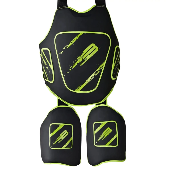 Защита корпуса для тренера BoyBo «Рыцарь» BP101, флекс, зелёный (комплект) – фото