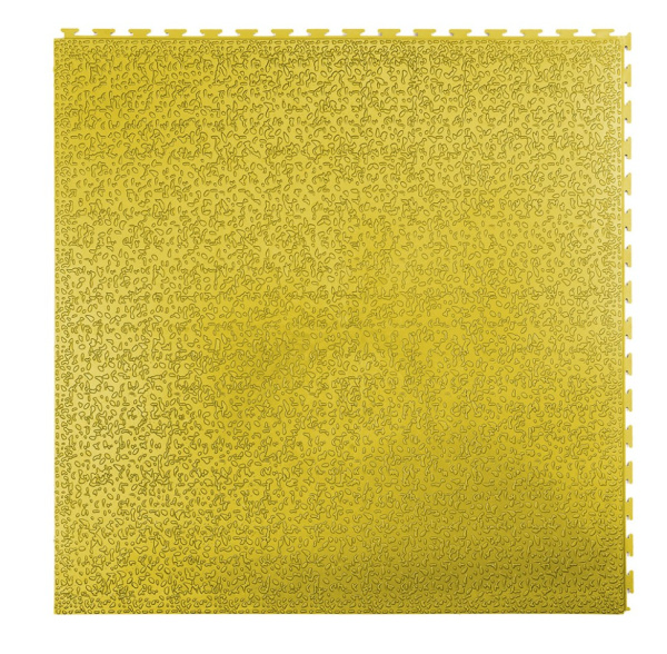 Плитка ПВХ Standart Text, 6 мм, 500*500, жёлтый