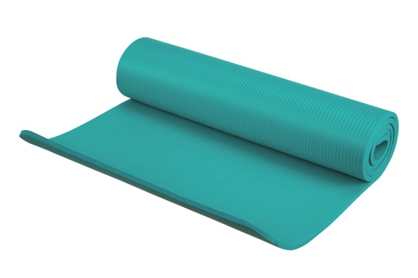 Коврик для фитнеса и йоги Green Hill, 4 мм, каучук, зелёный – фото
