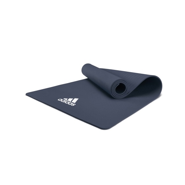 Коврик для йоги и фитнеса Adidas, 8 мм, голубой – фото