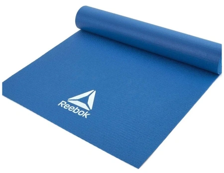 Коврик для йоги и фитнеса Reebok RAYG-11022BL, 4 мм, ПВХ, синий – фото