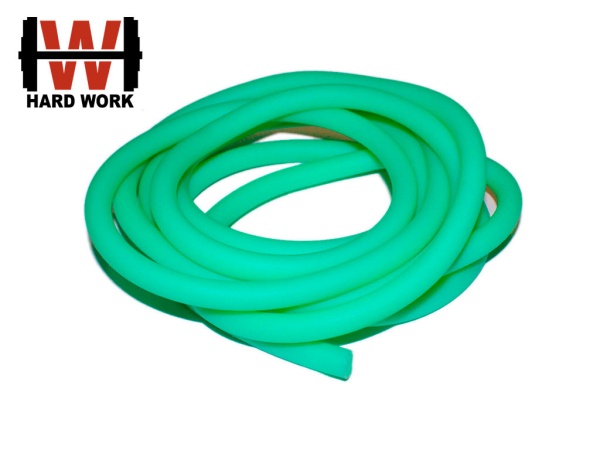 Спортивный жгут HARD WORK, 3 метра, 8 мм, зелёный – фото