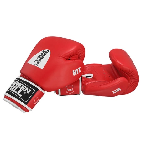 Перчатки для тайского бокса Green Hill HIT BGH-2257, тренировочные, красный – фото