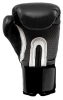 Боксерские перчатки Everlast Powerlock PU, тренировочные, чёрно-белый – фото