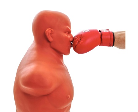 Манекен для бокса Герман DFC Boxing Punching Man-Heavy, c регулировкой высоты, бежевый – фото