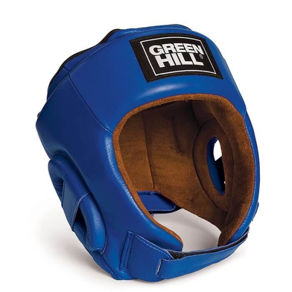 Шлем кикбоксерский Green Hill BEST HGB-4016, для соревнований, синий – фото
