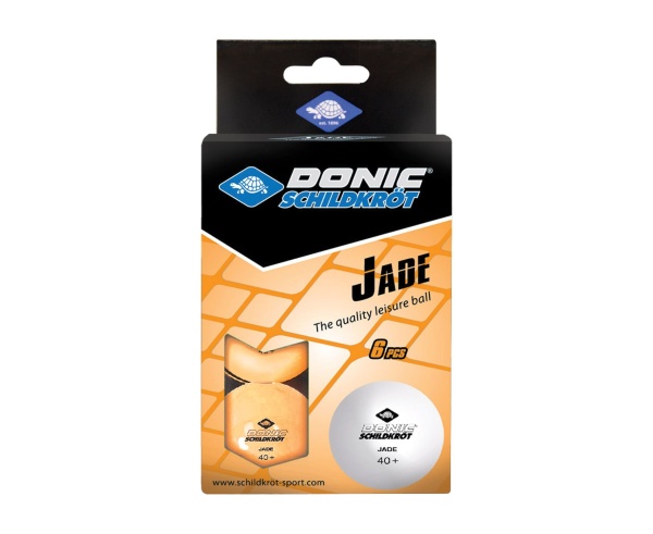 Мячики для настольного тенниса DONIC JADE 40+, 6 шт, оранжевый – фото