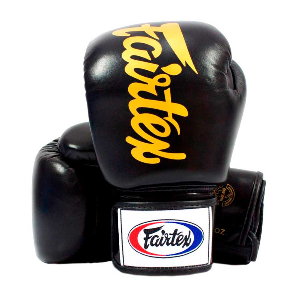 Боксерские перчатки Fairtex BGV19, тренировочные, чёрный – фото