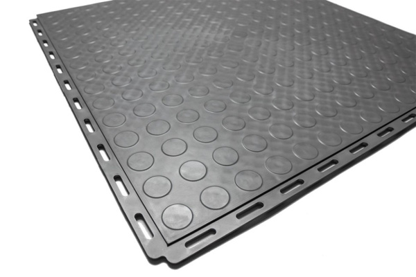 Плитка ПВХ Standart Fix, 6 мм, 500*500, серый