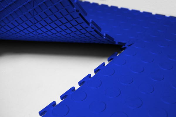 Плитка ПВХ Standart Prom, 5 мм, 500*500, синий