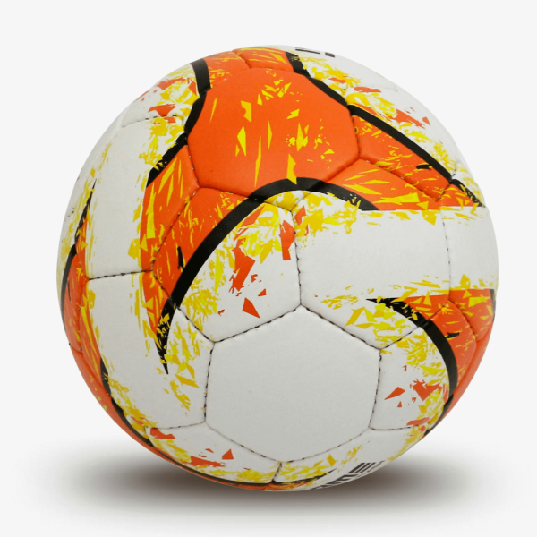 Мяч футбольный INGAME FLASH, №3, бело-оранжевый – фото
