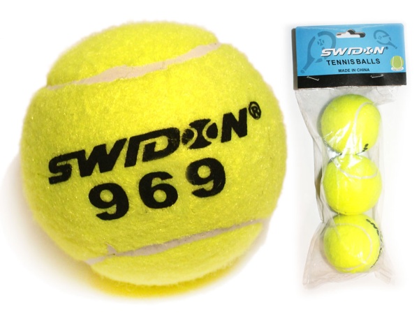 Мяч для большого тенниса 969-3, 3 шт. – фото