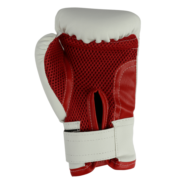 Боксерские перчатки Rusco Sport, тренировочные, бело-красный – фото