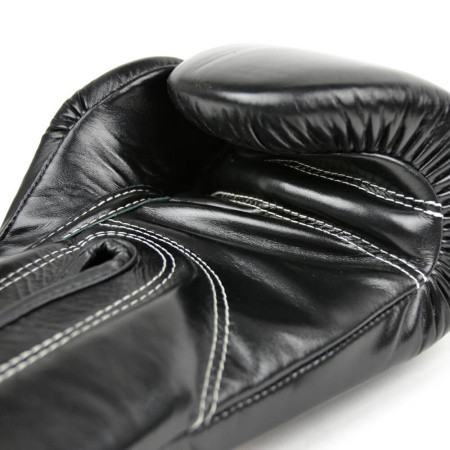 Боксерские перчатки Fairtex BGVG2 BLACK VELCRO, для соревнований, чёрный – фото