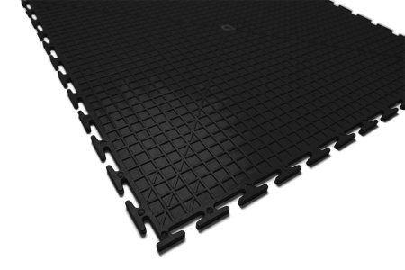 Плитка ПВХ Standart Terra, 500*500, чёрный – фото