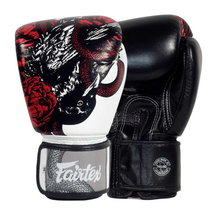 Боксерские перчатки Fairtex BGV24 Beauty of Survival, в подарочной упаковке – фото