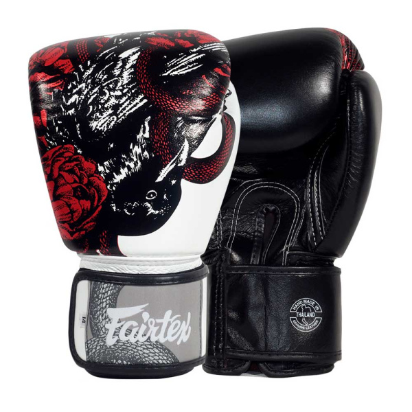 Боксерские перчатки Fairtex BGV24 Beauty of Survival, в подарочной упаковке – фото