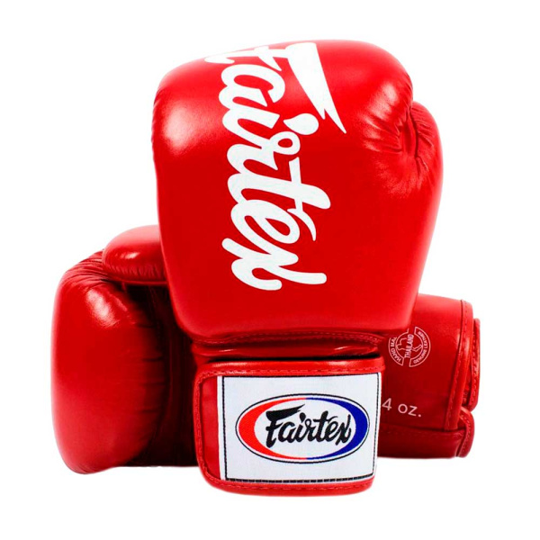 Боксерские перчатки Fairtex BGV19, тренировочные, красный – фото