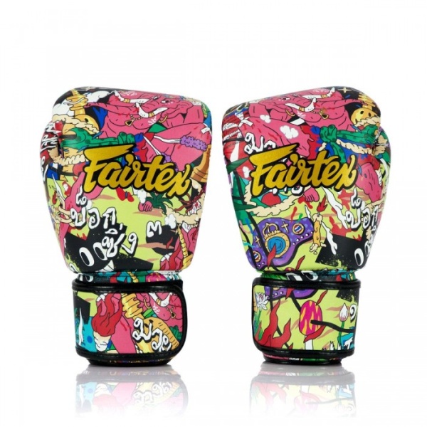 Боксерские перчатки Fairtex BGV-Premium Urface, тренировочные, в подарочной упаковке – фото