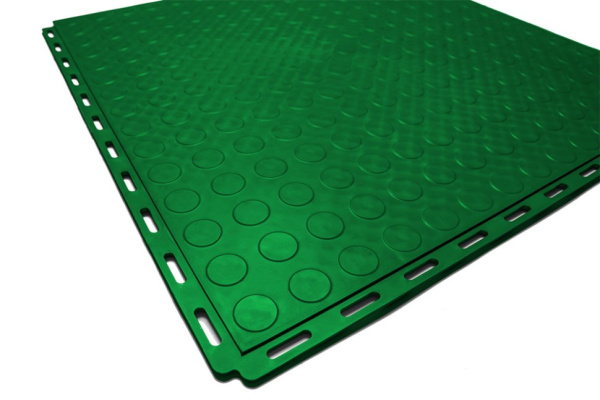 Плитка ПВХ Standart Fix, 6 мм, 500*500, зелёный