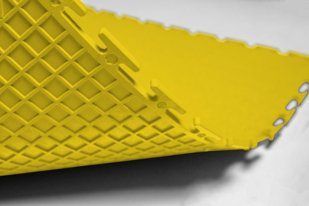 Плитка ПВХ Standart Terra, 500*500, жёлтый – фото