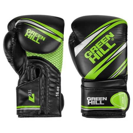 Боксерские перчатки Green Hill TEK7 BGT-2279, тренировочные, зелёный – фото