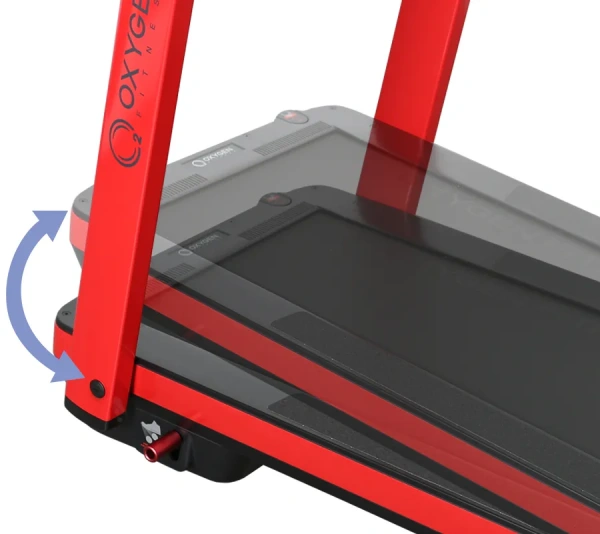 Беговая дорожка OXYGEN FITNESS M-CONCEPT SPORT, электрическая, для дома, красный – фото