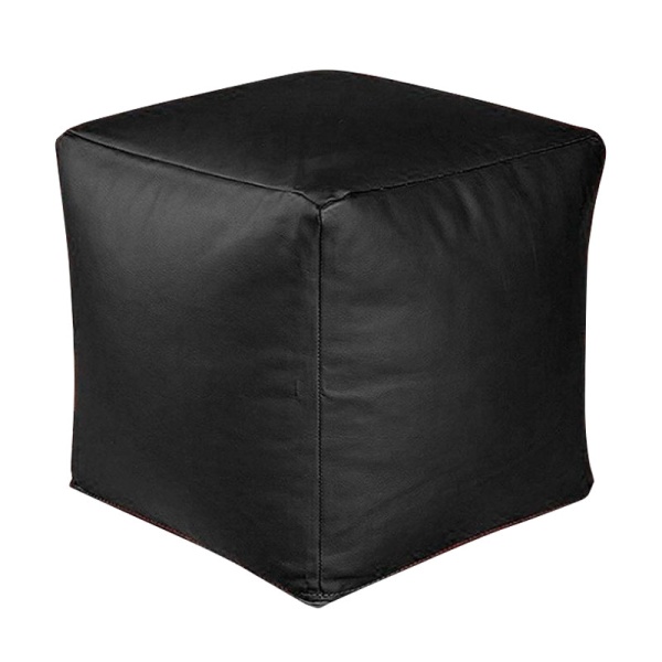 Кресло-пуфик «Кубик», чёрный – фото