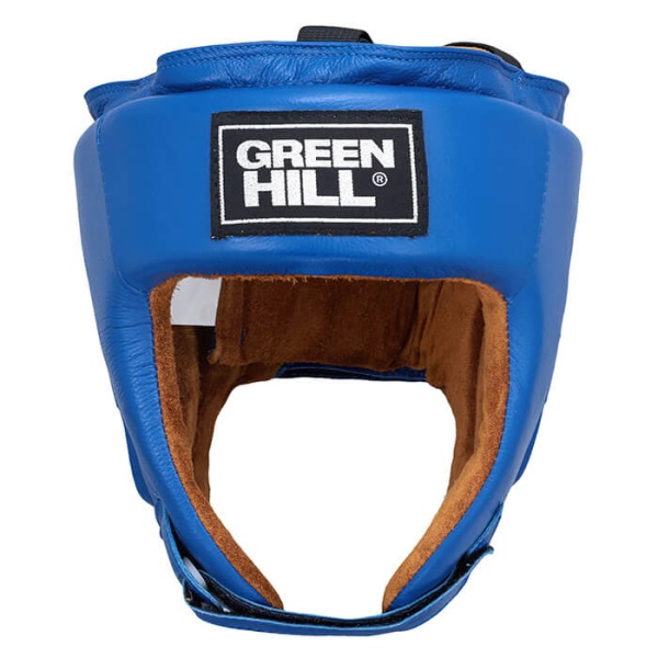 Шлем для боевого самбо Green Hill FIVE STAR HGF-4013fs, одобрен FIAS, для соревнований, синий – фото