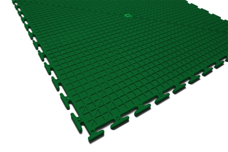 Плитка ПВХ Standart Terra, 500*500, зелёный – фото