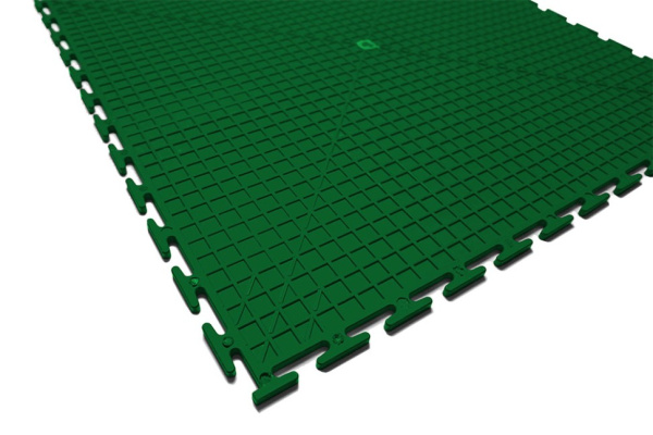 Плитка ПВХ Standart Terra, 500*500, зелёный – фото