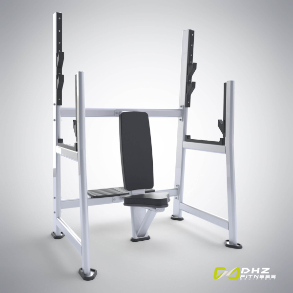 Скамья для вертикального жима штанги (Olympic Seated Bench) E-7051 – фото