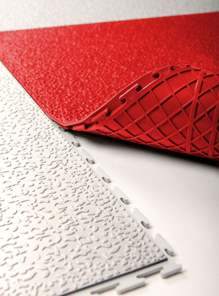 Плитка ПВХ Standart Text, 6 мм, 500*500, красный