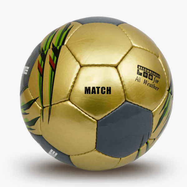 Мяч футбольный INGAME MATCH IFB-112, №5, жёлтый – фото