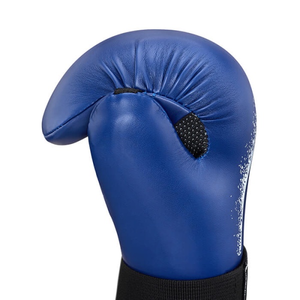 Детские перчатки для кикбоксинга Green Hill 7-contact, для тренировок и соревнований, синий – фото