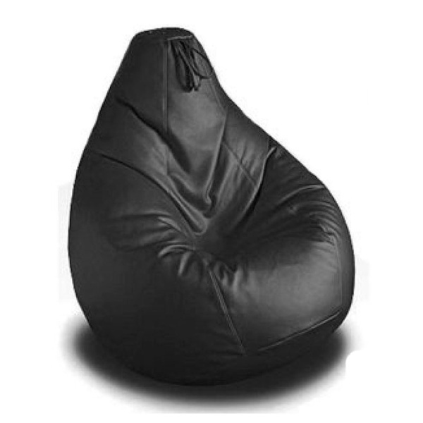 Кресло-груша, чёрный – фото