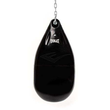 Водоналивной боксерский мешок Everlast Hydrostrike, 95 см, диаметр 37 см, 68 кг, чёрный – фото