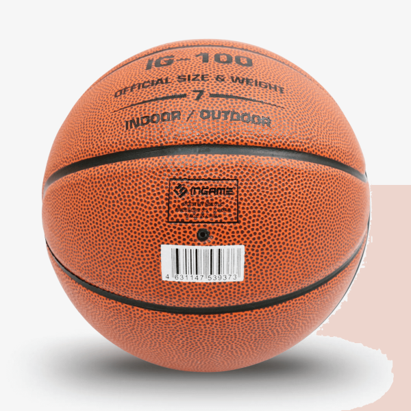 Мяч баскетбольный INGAME IG-100 №6, оранжевый – фото