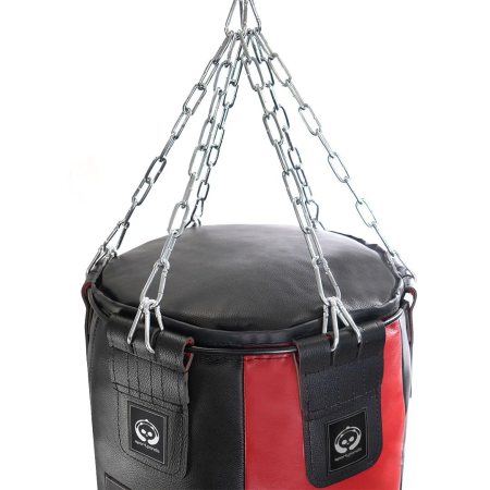 Мешок боксерский «Конус», натуральная кожа, 150 см, диаметр 50 см, 65-70 кг – фото