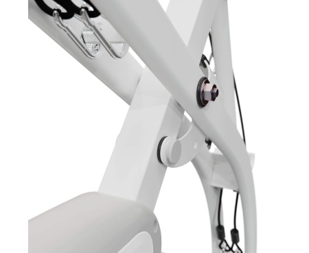 Велотренажер X-Bike DFC DavCreator Max, вертикальный, домашний, бело-серый – фото