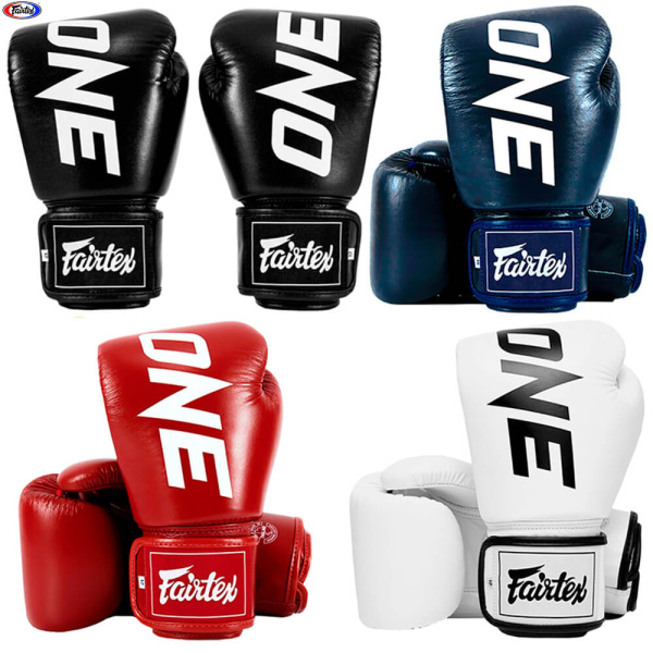Боксерские перчатки Fairtex BGV ONE Championship, для боев и тренировок, синий – фото