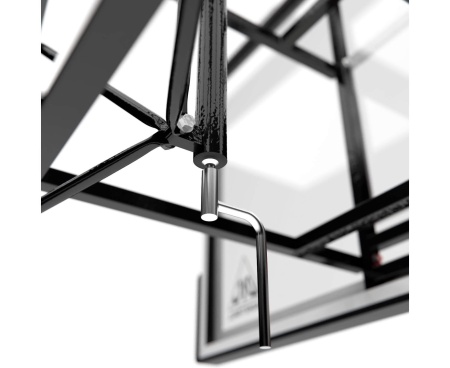Баскетбольный щит с кольцом DFC BOARD72G, 72", стекло закаленное – фото