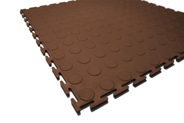 Плитка ПВХ Standart Prom, 5 мм, 500*500, коричневый