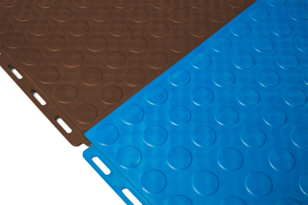 Плитка ПВХ Standart Fix, 6 мм, 500*500, коричневый