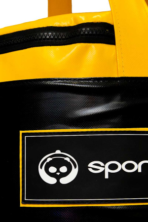 Боксерский мешок SportPanda 100 см, диаметр 45 см, вес 40 кг, желтый